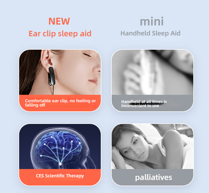 Dual Microcurrent Ear Clip Sleep Aid