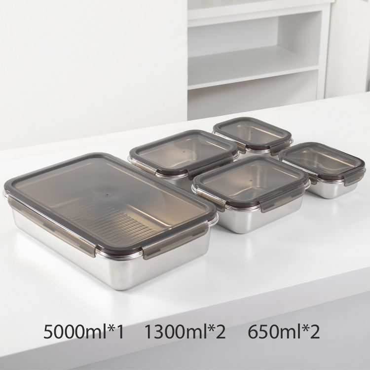 IKOO Metal Stainless Steel Food Container