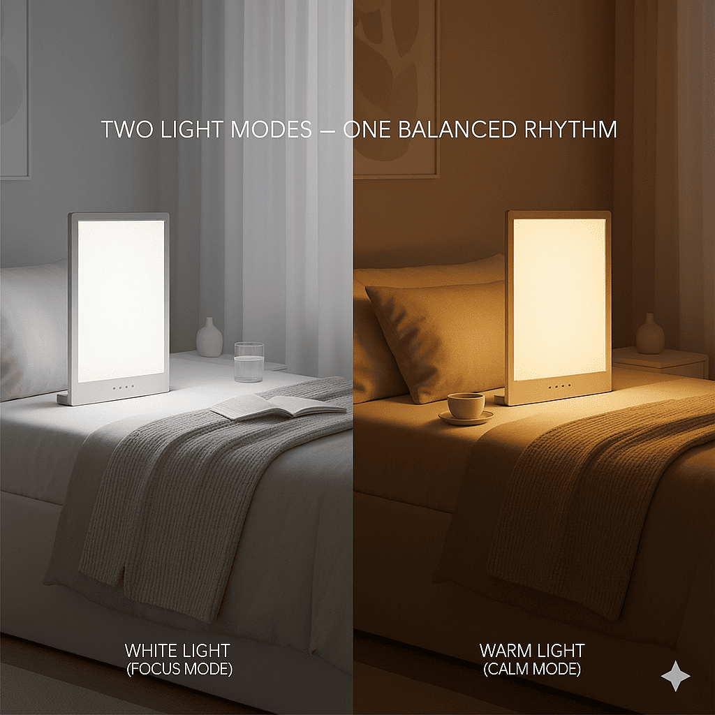 10000 Lux LED SAD Light Daylight Therapy Lamp