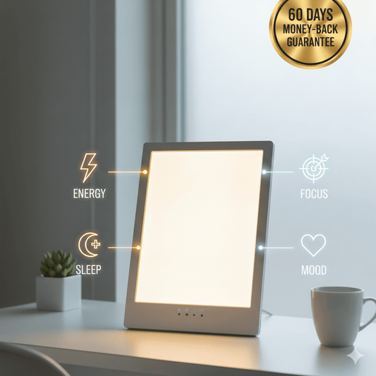 10000 Lux LED SAD Light Daylight Therapy Lamp